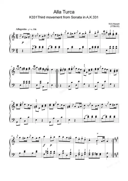 a.nozart-英皇钢琴考级2025&2026第1-8级