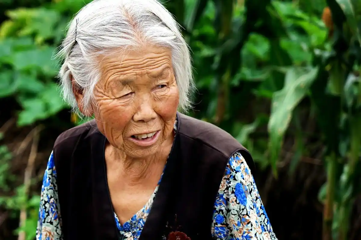 一个农村老太太