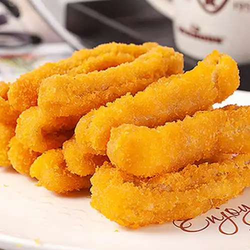 黄金鸡肉条正孜然大鸡油炸西餐小吃生鸡肉