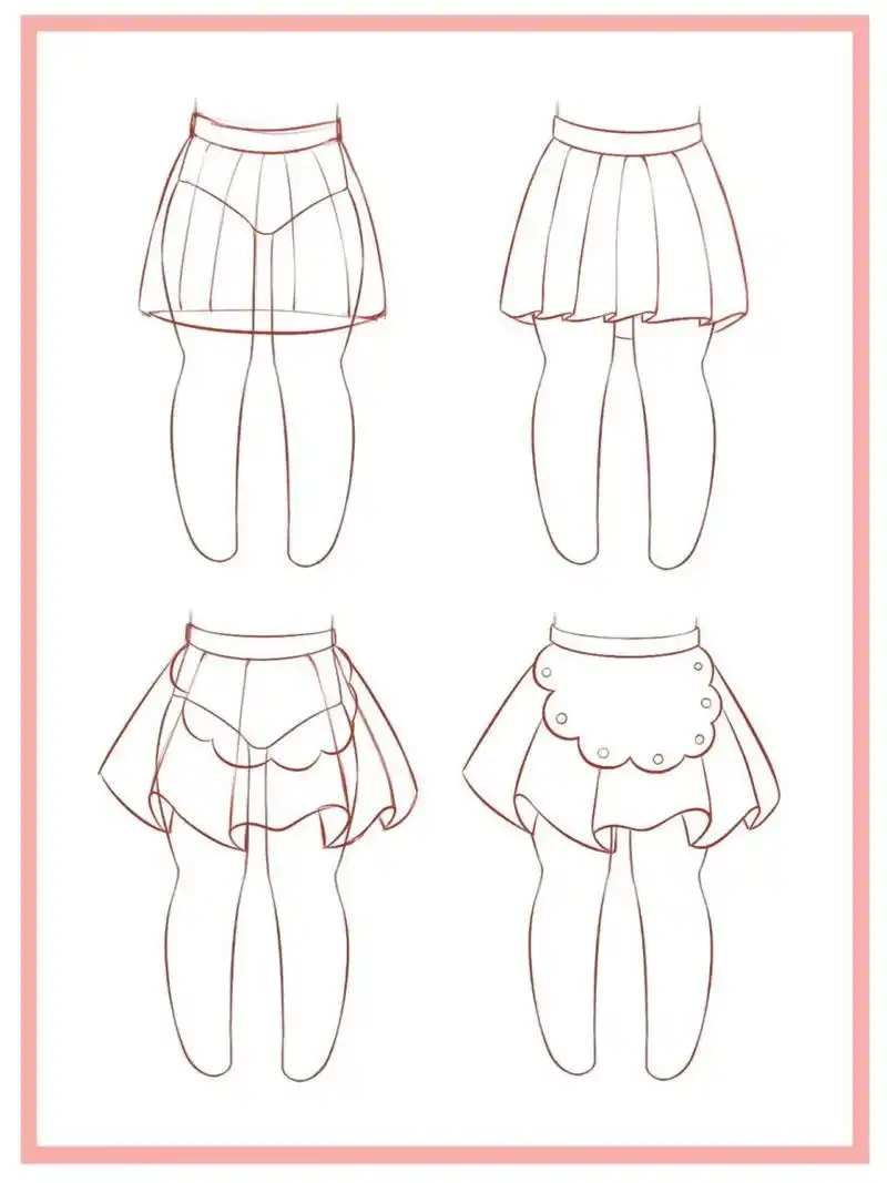 简单粗暴,今天给大家分享q版裙子的画法,建议点个大拇指藏收起来方便