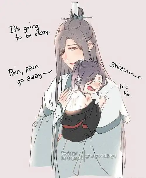 而当蓝湛变成小孩子之后,没想到魏无羡还挺会哄的,直接顶在了肩膀上.