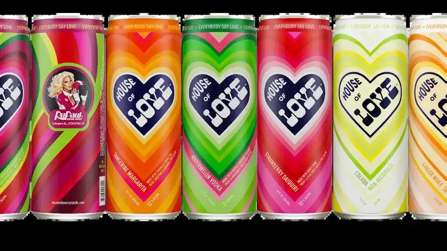 优质罐装鸡尾酒和无酒精鸡尾酒包装这样设计