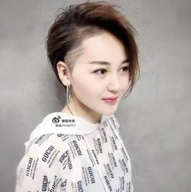 女生酷到爆的短发发型造型