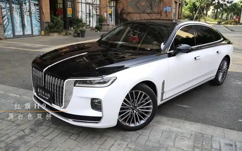 之光红旗h9这气质直接碾压同价位的bba#改色膜案例分享 #红旗h9双拼