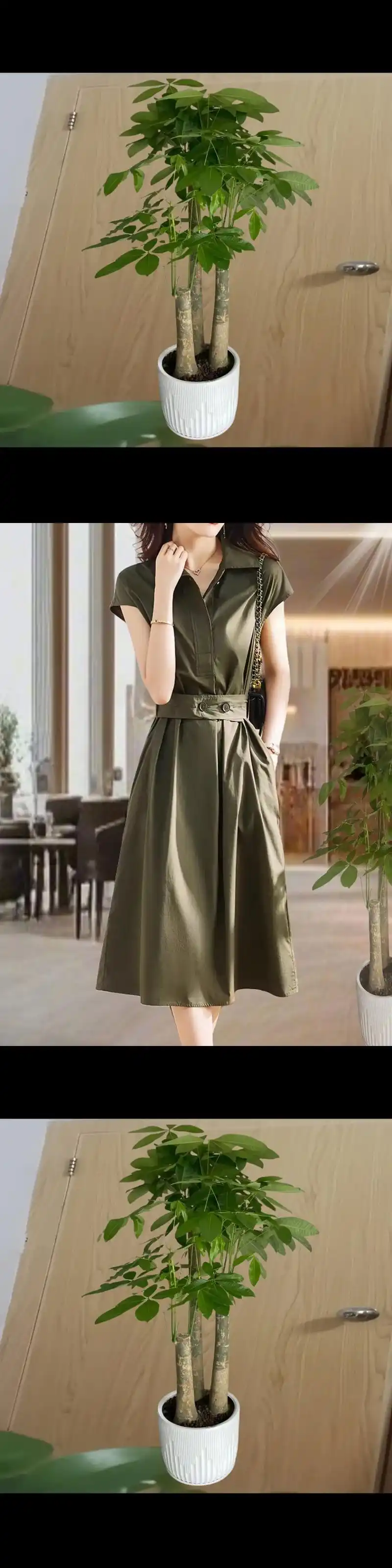 今年流行的时尚气质大码连衣裙