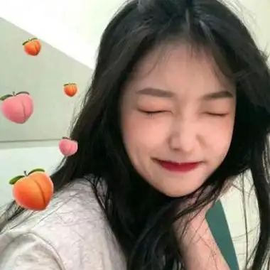 笑容甜美爱笑女生头像开心笑的好看红头像图片