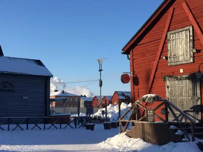 美丽的冬季芬兰