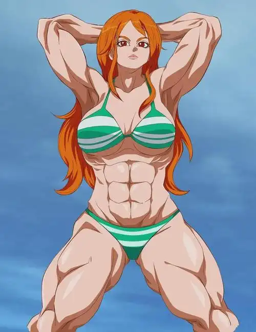 肌肉小姐姐萌版卡通的别样魅力大片高清无水印