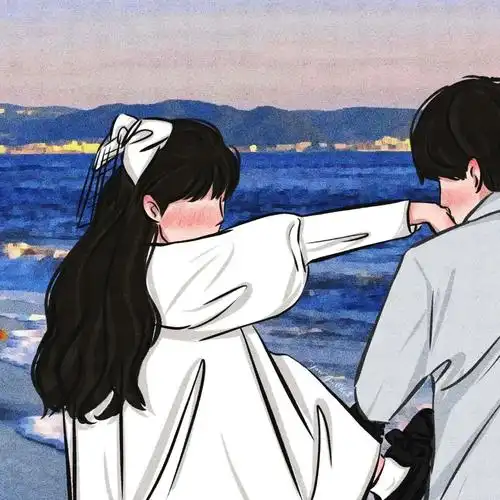 不易撞的单人情侣头像