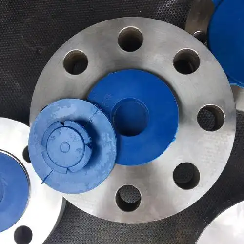 沧州兴恒生产 空心法兰盖堵头 内塞式塑料法兰盖堵头 美标法兰堵头