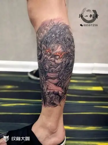 大黑天玛哈嘎拉_黑灰老传统纹身图案大全 - 纹身大咖