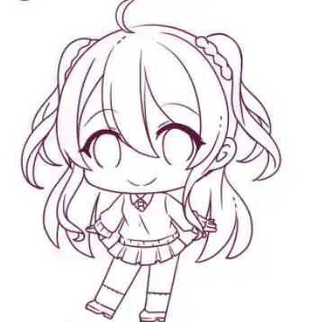 一看就能学会绘画初学者向的人物q版画法这也太简单了叭