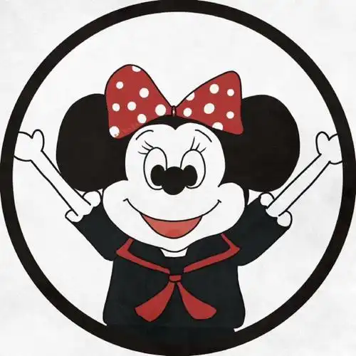 米妮头像卡通图片