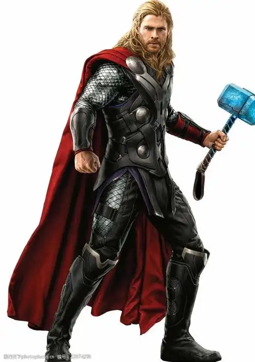 复仇者联盟 雷神 人物 单独 美国队长 设计 动漫动画 动漫人物 28dpi