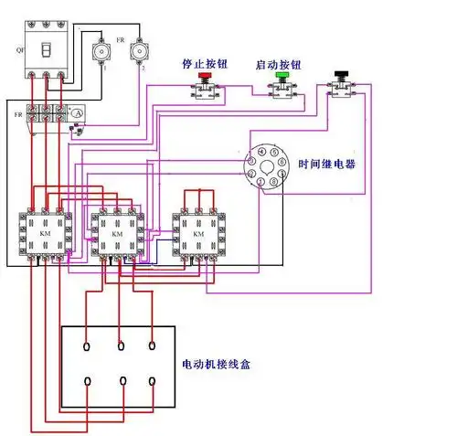启动继电器接线图