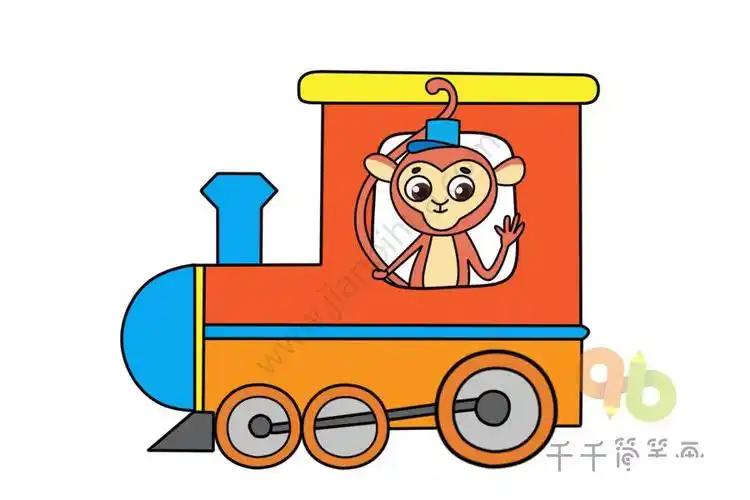 交通动物简笔画系列大全我的出行我做主