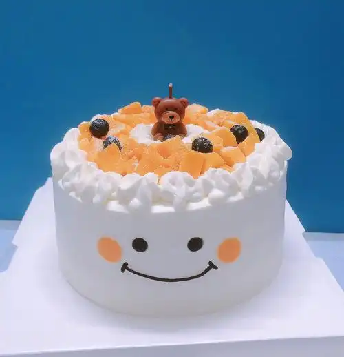 6寸水果蛋糕微笑版