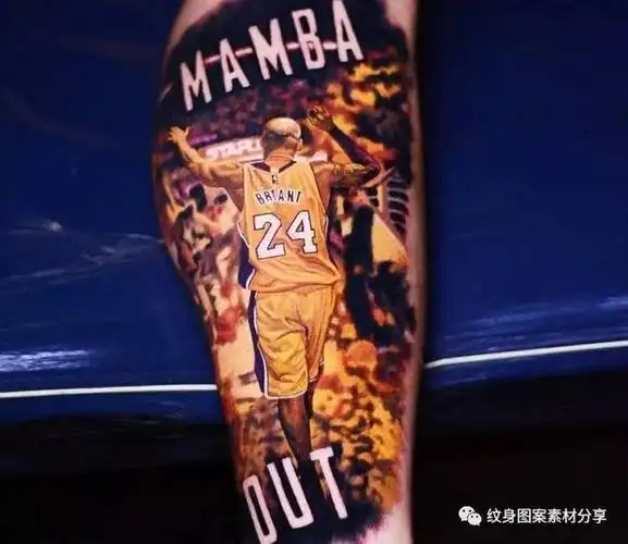 沉痛悼念科比-你的青春雕刻在身(科比纹身)