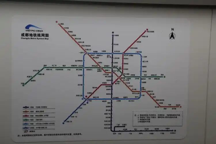 成都1号线地铁线路图成都1号线沿途景点成都1号线地铁攻略