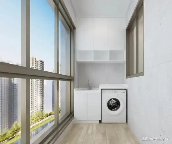 阳台木地板现代简约阳台设计图片赏析