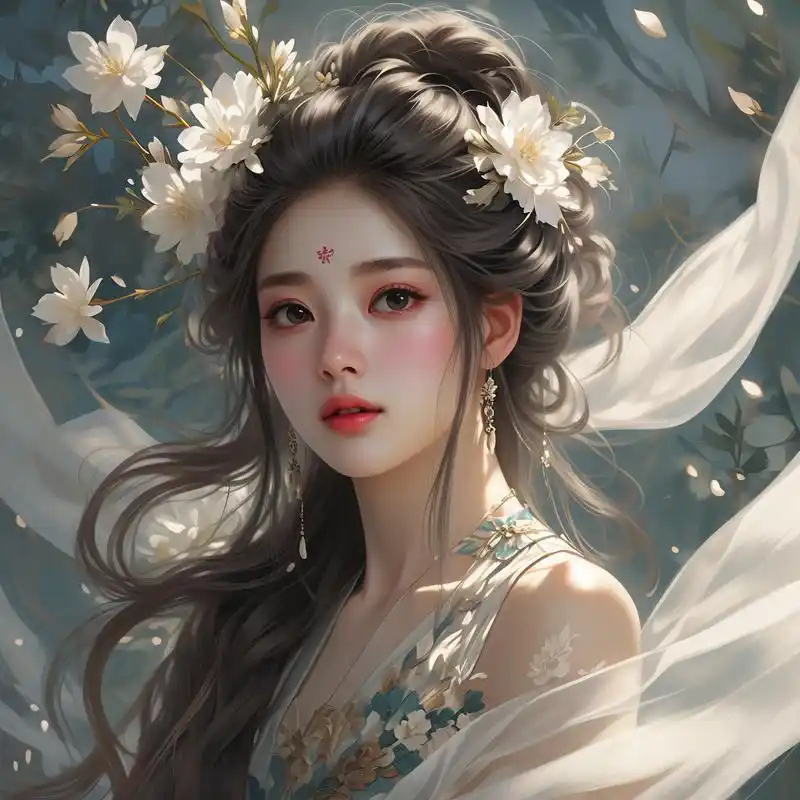 女生古风仙气头像,美到窒息91 谁能拒绝仙气飘飘的古风女生头像呢