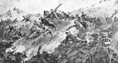 英雄阵地上甘岭(油画) 范迪宽