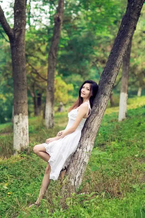 树林人像摆姿与构图技巧