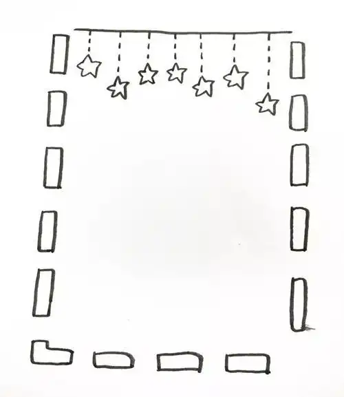 手抄报边框星星