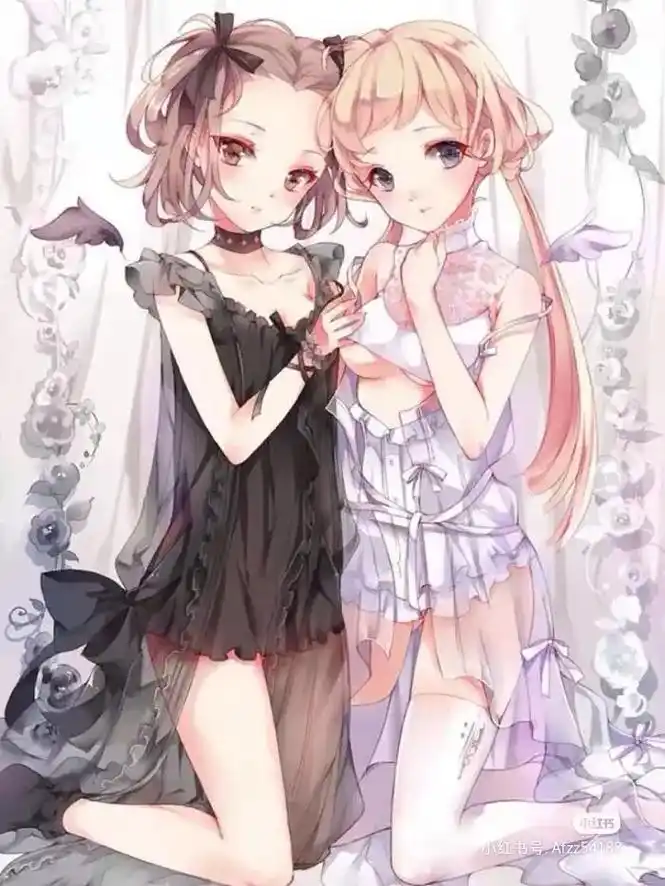 恶魔天使闺蜜二人头像 - 抖音