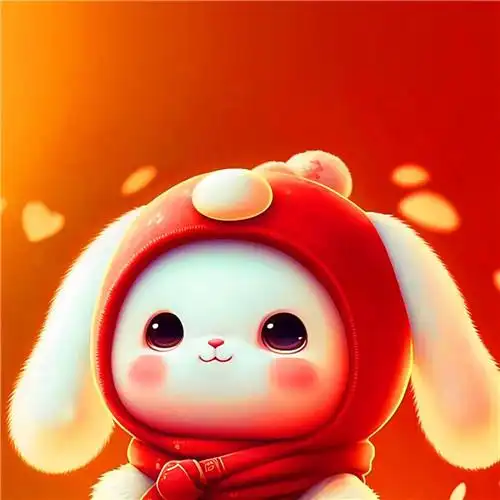2023新年软萌可爱兔子头像图片
