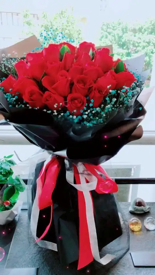 2020年收到的第一束花花嘎,959595跟我的办公室好般配呀呀呀