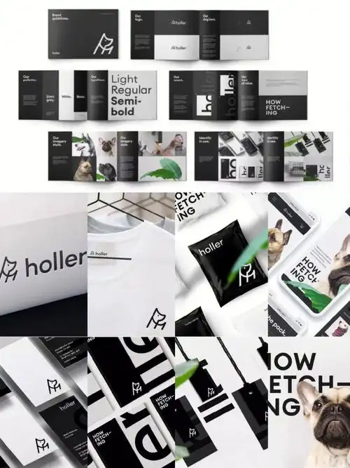 holler宠物服饰视觉形象设计