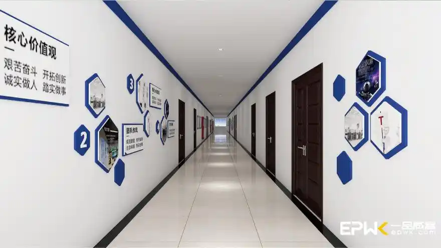 "超晶科技"企业形象墙设计