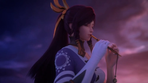 王者荣耀伽罗自截壁纸