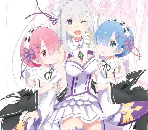 动漫高清壁纸 re:从零开始的异世界生活 艾米莉亚&蕾姆(第五期)