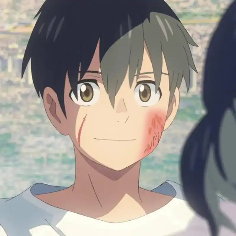 天气因你逆转,世界因你天晴.#天气之子  #情侣头像 #优质 - 抖音