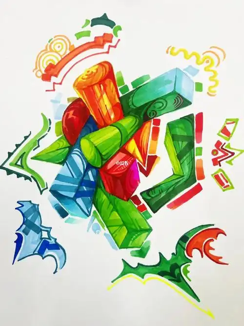 马克笔手绘色彩练习