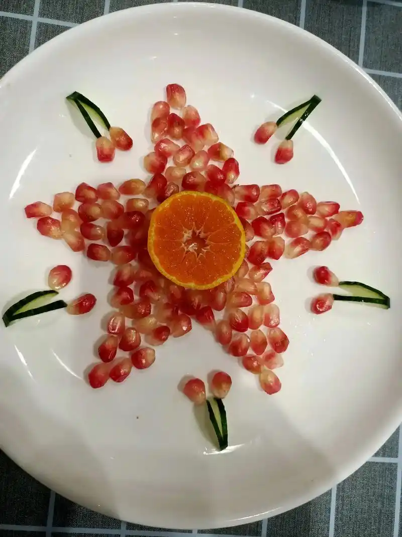 国庆节手工 #创意水果拼盘 #吃出仪式感  - 抖音