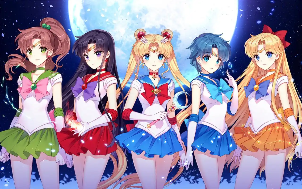 精选唯美可爱萌妹子美少女战士卡通桌面壁纸(一)