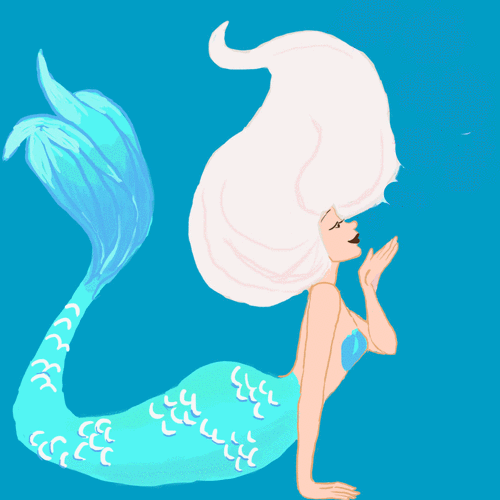 美人鱼gif动态图