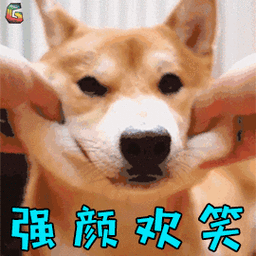 萌宠 狗 强颜欢笑 热门表情 soogif soogif出品