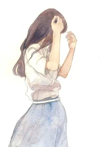 求这张图原图> (动漫 女生 侧面)_百度知道