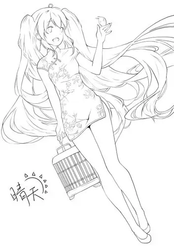 手绘美少女的各种姿势,厉害了我的笔