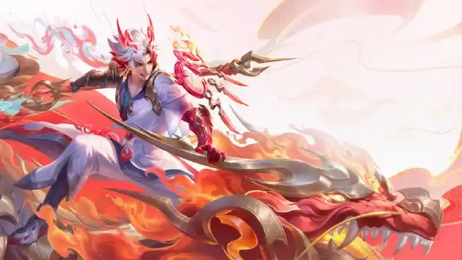 皮肤很灵动,上手后发现手感确实很nice,非常的丝滑,特别是孙策开大