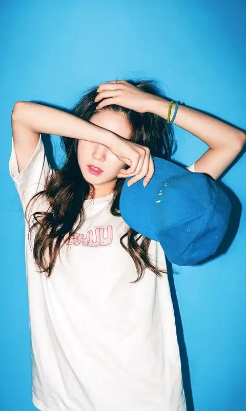 清爽韩系美女,高清图片,手机锁屏桌面-壁纸族