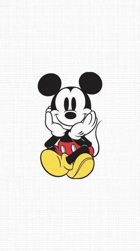 壁纸 韩风 简单 清新 米奇 迪士尼 萌 可爱