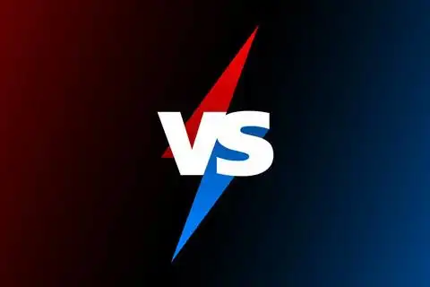 与标志, 运动背景的 i>战 /i> i>斗 /i>, 比赛或竞争,  i>vs /i> 字母