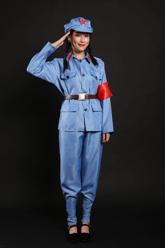 成人红军演出服八路军服装红卫兵军装抗战解放舞蹈民族服装
