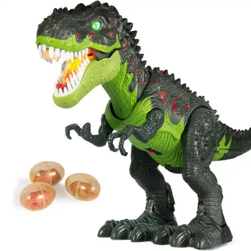 儿童仿真动物恐龙玩具套装电动喷火霸王龙会走下蛋超大号模型小孩