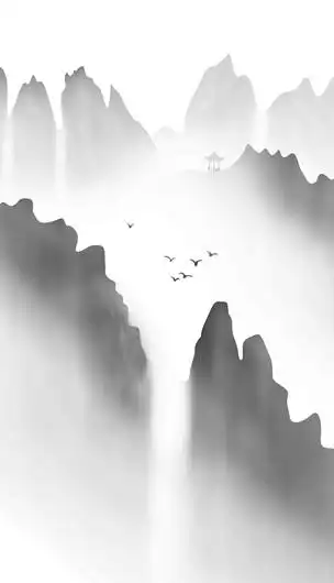 原创山水画意境